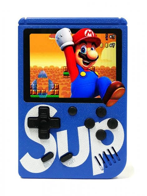 Портативная приставка Sup 400 Game Box 8bit Blue – фото, отзывы ...