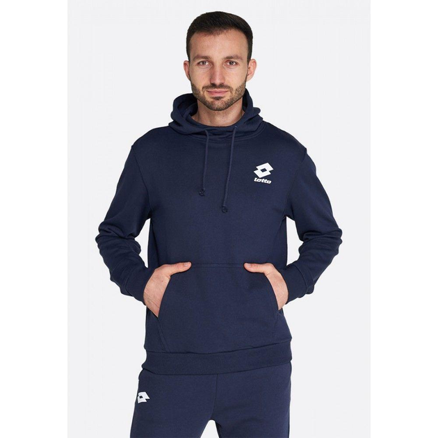 Купити Худі чоловіча Lotto ATHLETICA DUE VI SWEAT HD 218075/101 колір синій  – в Lotto Україна: ціна, фото, відгуки