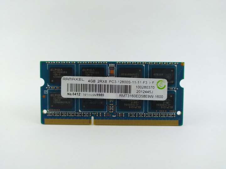 Оперативна пам'ять для ноутбука SODIMM Ramaxel DDR3 4Gb 1600MHz PC3 ...