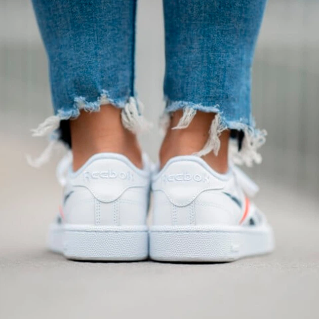 Жіночі кеди низькі Reebok Club C 85 MU EH0640 39 (7) 25 см White/Connavy Scarlet (4062053992929) - зображення 4