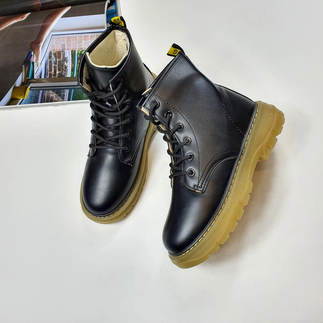 Демисезонные женские ботинки из экокожи черные 37, Fashion, D05ч - изображение 8
