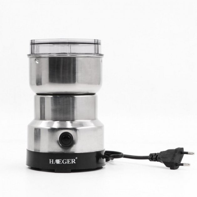 Электрическая кофемолка измельчитель HAEGER HG 7113 200W на 85гр(200115 ...