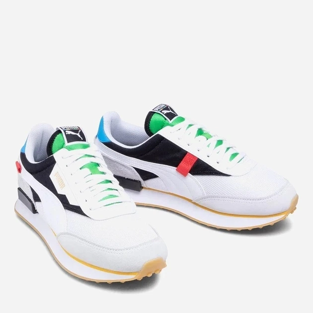 Buty sportowe damskie na platformie do kostki Puma Future Rider Wh 37338401 36 22.5 cm Biały/Czarny (4062453043160) - obraz 3