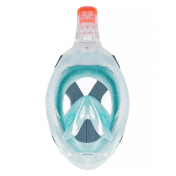Полнолицевая Маска для Плавания, Ныряния, Снорклинга Subea Easybreath 500 M/L Бирюзовый - изображение 3