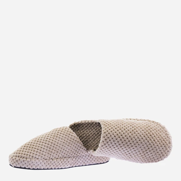 Женские домашние тапочки утепленные меховые с закрытым носком FX shoes с анатомической подошвой 7003 41 26 см Бежевые (2820000016614) - Фото 3 Женские домашние тапочки утепленные меховые с закрытым носком FX shoes с анатомической подошвой 7003 41 26 см Бежевые (2820000016614) - изображение 3