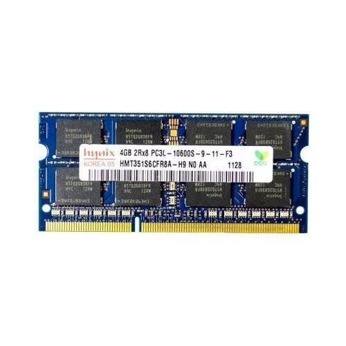 Оперативная память Hynix SODIMM DDR3L 4Gb 2Rx8 1333Mhz PC3L-10600S-9-11-F3 HMT351S6CFR8A-H9 - изображение 1