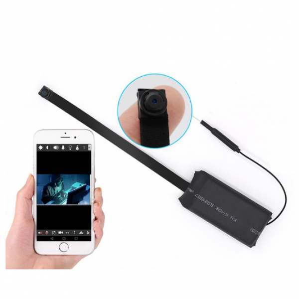 Мини камера на шлейфе IpCam GM8135S HD WiFi p2p, IP, аккумулятор 500мАч - изображение 3