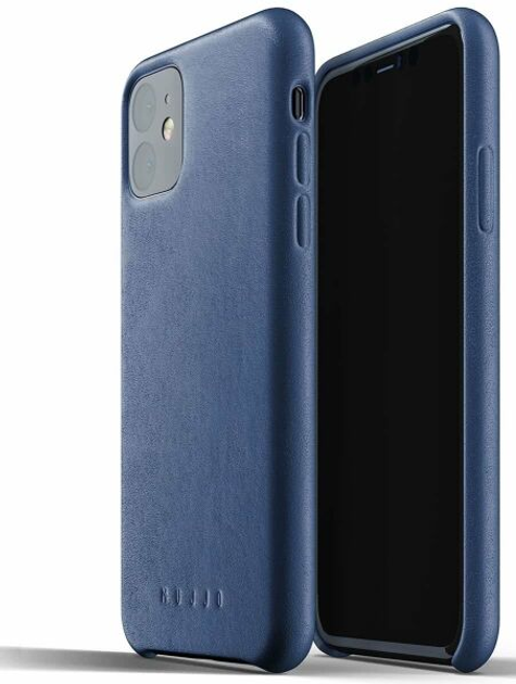 Кожаный чехол MUJJO Full Leather для Apple iPhone 11 - Monaco Blue ...