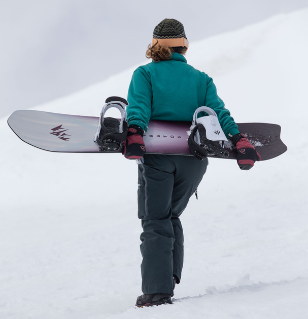 Сноуборд женский Jones Stratos 21/22 146 Чорний-Фіолетовий