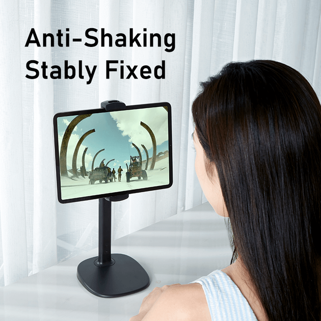 Металлическая подставка планшета для телефона REMAX Desktop Telescopic Phone Holder RM-C08 |5-13"| Белый - Фото 5 Металлическая подставка планшета для телефона REMAX Desktop Telescopic Phone Holder RM-C08 |5-13"| Белый - изображение 5