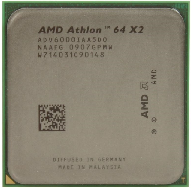 Процессор AMD Athlon 64 X2 6000+ 3.10GHz/1M/2000MHz (ADV6000IAA5DO ...