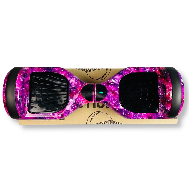 Гироборд SMART BALANCE U6 Pro 2024 6.5" Фиолетовый космос + Bluetooth колонка и подсветка колес - изображение 3