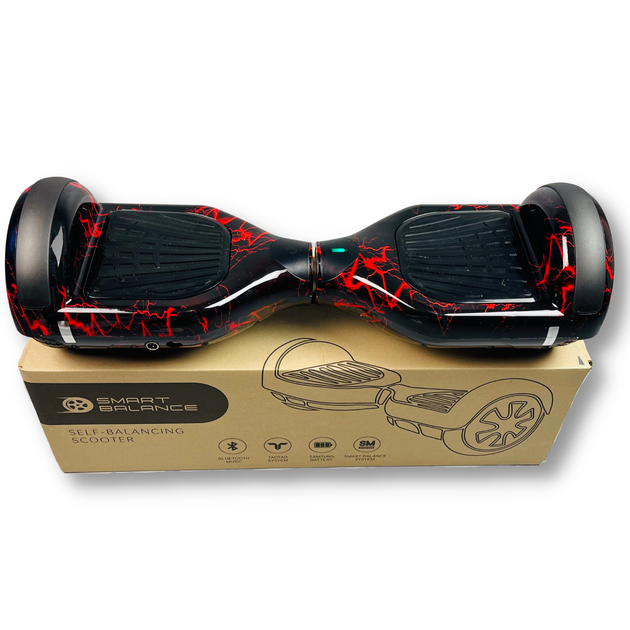 Гироборд SMART BALANCE U6 Pro 2024 6.5" Красная Молния + Bluetooth колонка и подсветка колес - изображение 2