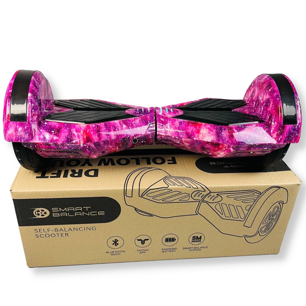 Гироборд Smart Balance 8" PRO 2021 Фиолетовый космос - Фото 4 Гироборд Smart Balance 8" PRO 2021 Фиолетовый космос - изображение 4