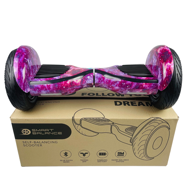 Гироборд Smart Balance 10.5" PRO Фиолетовый космос - изображение 2