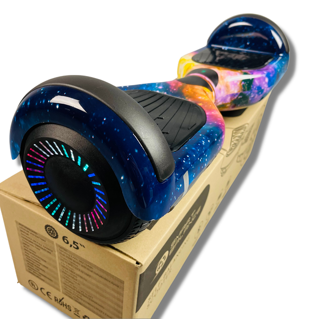 Гироборд SMART BALANCE U6 Pro 2024 6.5" Галактика + Bluetooth колонка и подсветка колес - изображение 5