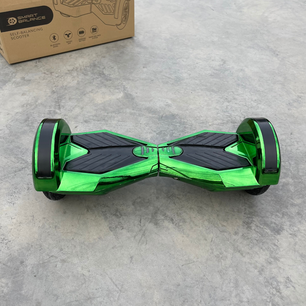 Гироборд Smart Balance 8" PRO 2021 Зеленый хром - изображение 4