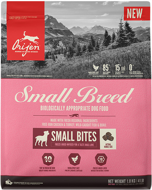 Сухой корм для собак малых пород Orijen Small Breed 1.8 кг o71476 ...