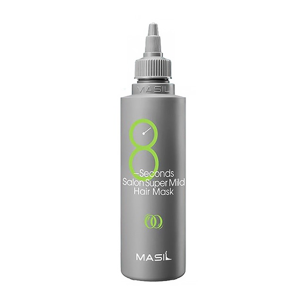 Мягкая восстанавливающая маска для волос MASIL 8 Seconds Salon Super Mild Hair Mask Green упаковка 20 шт х 8 мл - изображение 2