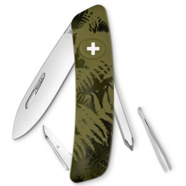 Нож Swiza C02 Olive Fern (KNI.0020.2050) - зображення 1