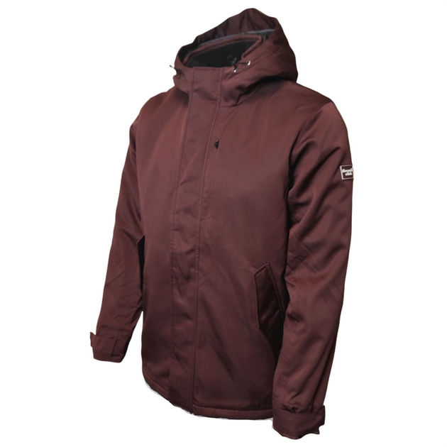 Мужская куртка Abercrombie & Fitch, зимняя на подкладке из шерпы, бордовый, QC028924 размер XL - изображение 3