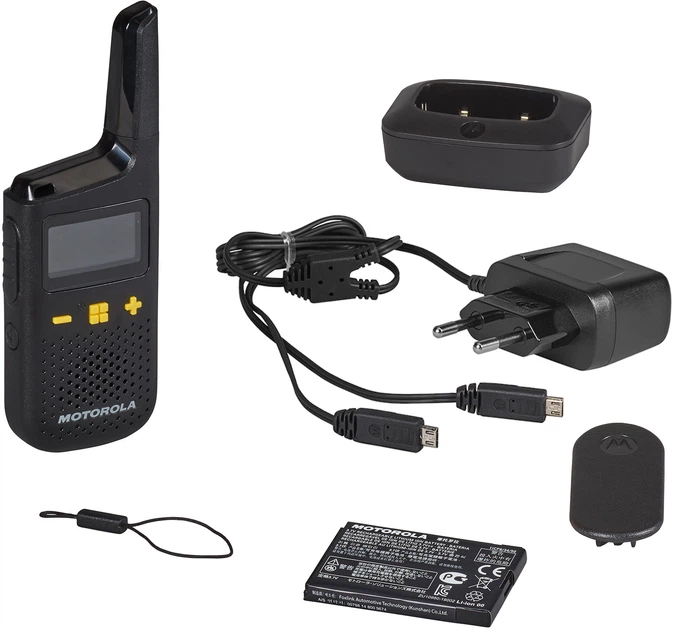 Walkie Talkie Motorola XT185 Twin Pack & Charger Weurope (D3P01611BDLMAW) - obraz 9