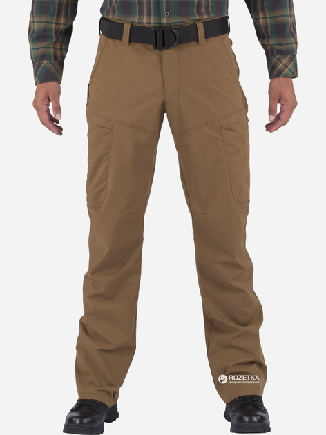 Брюки тактические 5.11 Tactical Apex Pants 74434 W28/L34 Battle Brown (2000980383146) - изображение 1