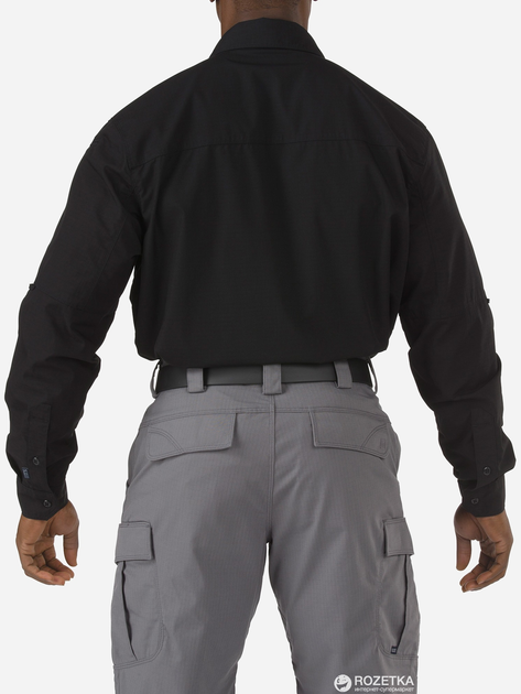 Рубашка тактическая 5.11 Tactical Stryke Long Sleeve Shirt 72399 S Black (2000980374045) - изображение 2