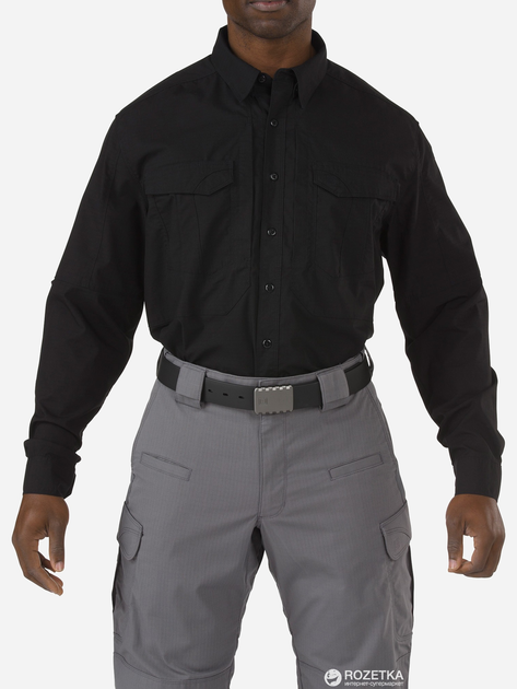 Сорочка тактична 5.11 Tactical Stryke Long Sleeve Shirt 72399 2XL Black (2000980374083) - зображення 1