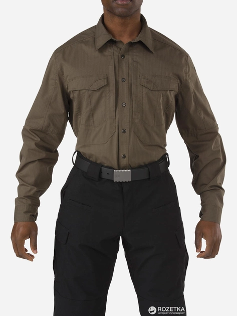 Рубашка тактическая 5.11 Tactical Stryke Long Sleeve Shirt 72399 XS Tundra (2000980398164) - изображение 1