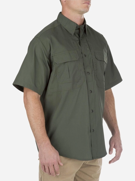 Рубашка тактическая 5.11 Tactical Taclite Pro Short Sleeve 71175 S Tdu Green (2000000110752) - изображение 2