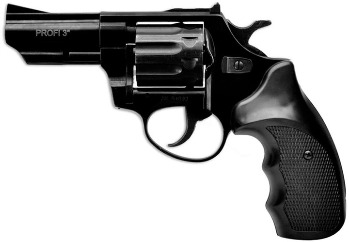 Револьвер под патрон Флобера Zbroia PROFI 3 (чёрный / пластик) - зображення 2