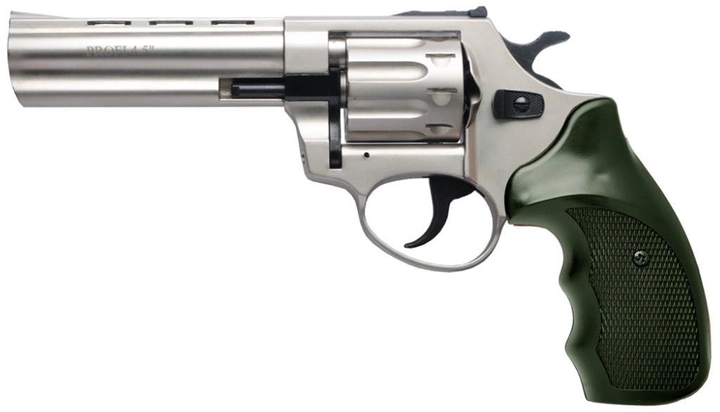 Револьвер под патрон Флобера Zbroia PROFI 4.5 (сатин/пластик) - изображение 1