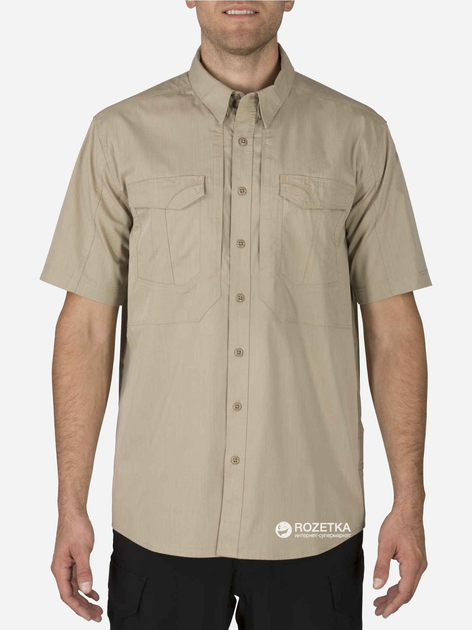 Сорочка тактична 5.11 Tactical Stryke Shirt - Short Sleeve 71354 XL Khaki (2000980390755) - зображення 1