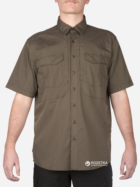 Рубашка тактическая 5.11 Tactical Stryke Shirt - Short Sleeve 71354 XL Tundra (2000980390908) - изображение 1