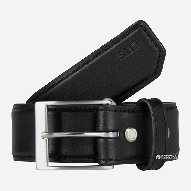 Пояс тактичний шкіряний 5.11 Tactical Leather Casual Belt 59501 S Black (2000000110066) - зображення 1