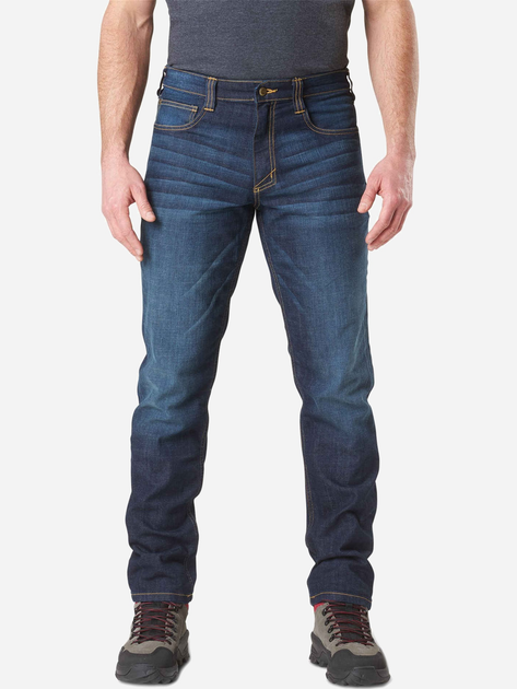 Джинси чоловічі 5.11 Tactical Defender-Flex Slim Jean 74465-649 W31/L30 Dark Wash Indigo (2000980443079) - зображення 1