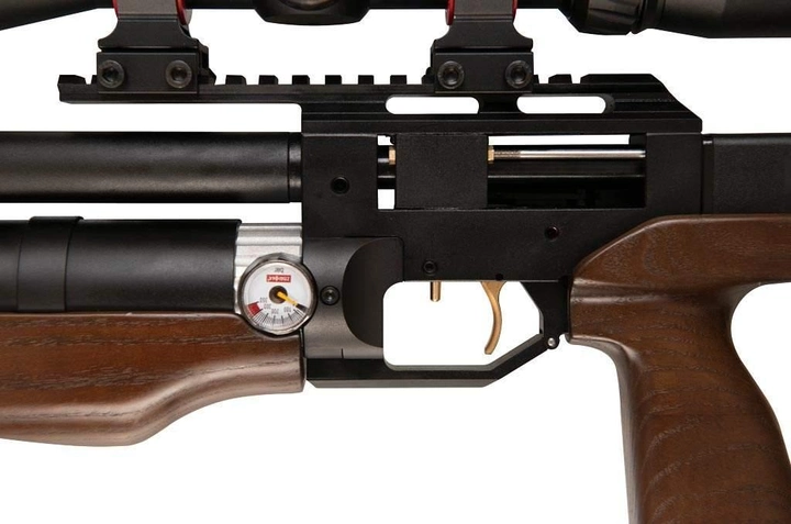 Пневматическая винтовка (PCP) ZBROIA Sapsan 550/300 (кал. 4,5 мм, коричневый) - изображение 2