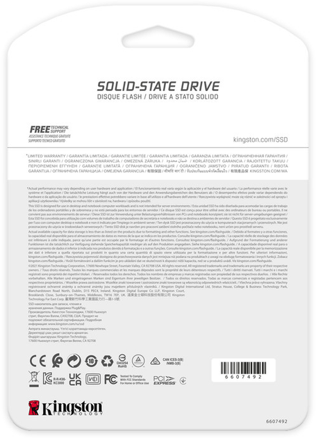 Dysk SSD Kingston FURY Renegade SSD 4TB M.2 2280 NVMe PCIe Gen 4.0 x4 3D TLC NAND (SFYRD/4000G) - Zdjęcie 12 Dysk SSD Kingston FURY Renegade SSD 4TB M.2 2280 NVMe PCIe Gen 4.0 x4 3D TLC NAND (SFYRD/4000G) - obraz 12