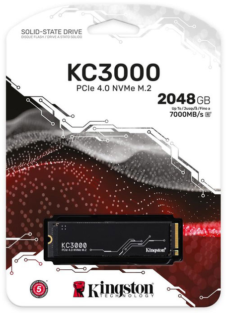 SSD диск Kingston KC3000 2TB M.2 2280 NVMe PCIe Gen 4.0 x4 3D TLC NAND (SKC3000D/2048G) - изображение 10