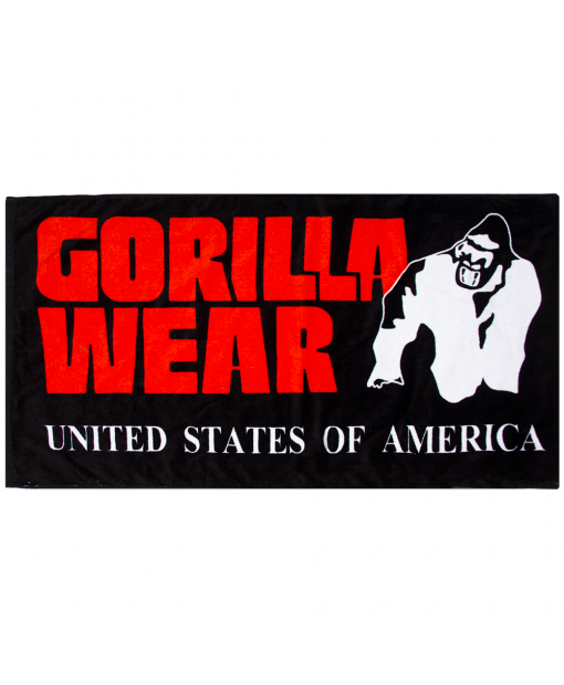 Спортивне рушник Gorilla Wear Functional Gym Towel 50х100см Червоно-чорне (9916090500) - Фото 3 Спортивне рушник Gorilla Wear Functional Gym Towel 50х100см Червоно-чорне (9916090500) - зображення 3