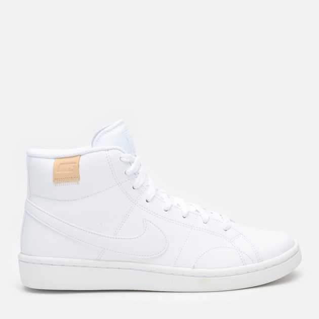 Акція на Жіночі кеди високі Nike Wmns Court Royale 2 Mid CT1725-100 41 (9.5) 26.5 см Білі від Rozetka