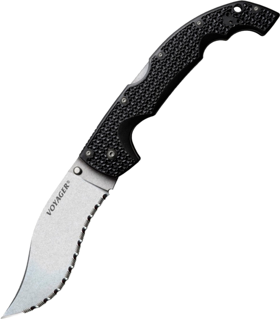 Карманный нож Cold Steel Voyager XL Vaquero серрейтор (12601443) - изображение 1