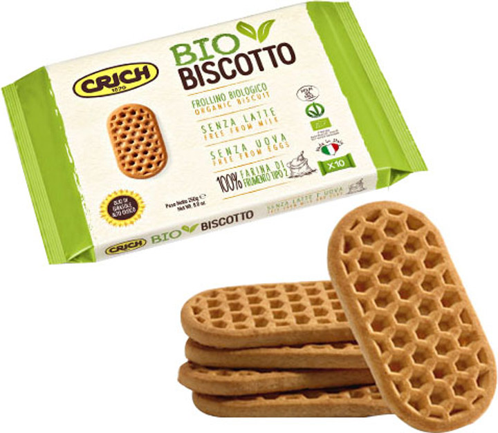 Печенье Crich без молока и яиц органическое 250 г (8008620071082 ...