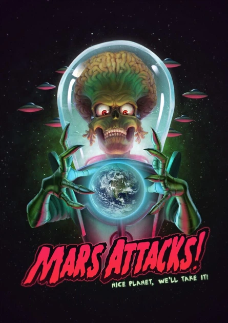新品未使用 未開封 MARS（SPIKE LEE） A1 POSTER Постер Марс атакує Mars Attacks! A3 01 – купити онлайн на ROZETKA