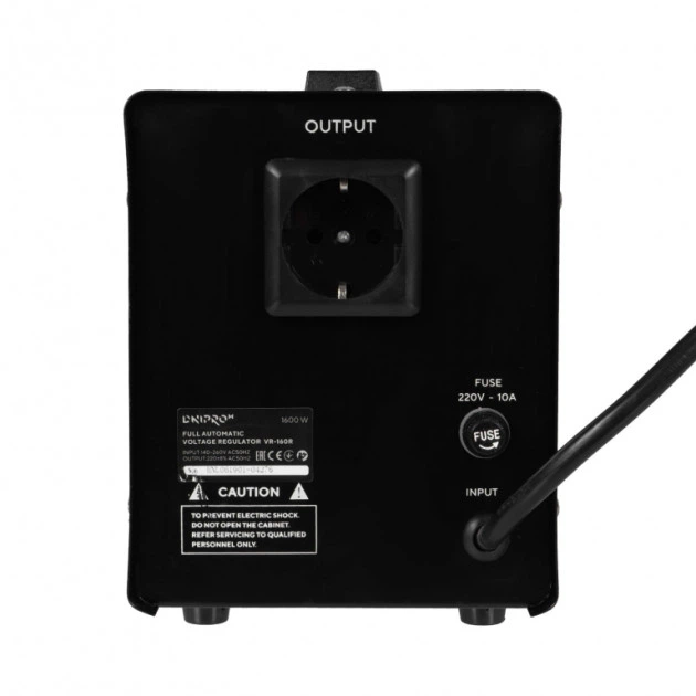 Стабілізатор напруги релейного типу Dnipro-M VR-160R (82009003) - зображення 10