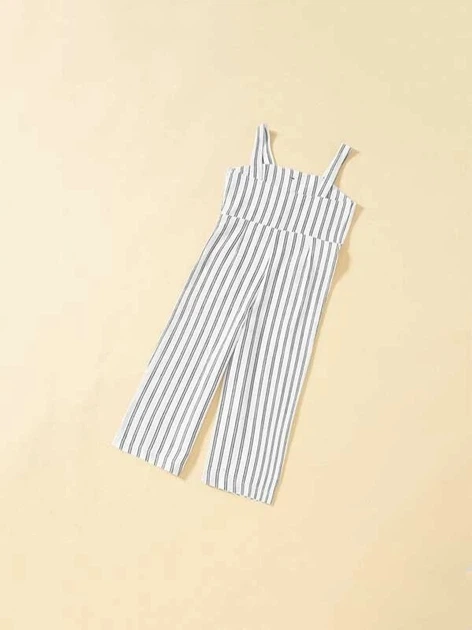 Комбинезон в полоску Shein 180608420 160 cm (91847160cm) Белый - изображение 2