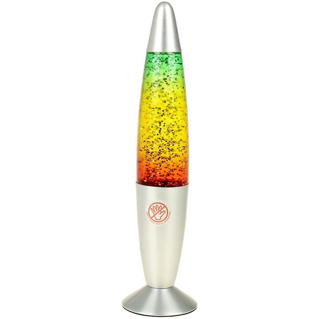 Восковая лава лампа Lava Lampe с блестками, с подсветкой, от сети (34 ...