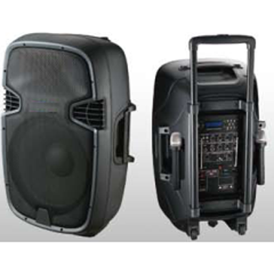 Автономная акустическая система JB15RECHARGE400 +MP3/FM/Bluetooth+30V INVERTER+2pcs UHF mic - изображение 2