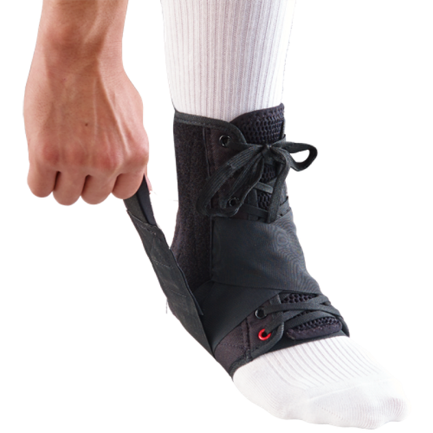Фіксатор на щиколотку при розтягненні зв'язок McDavid Ankle Brace Straps 195 (M) Black - зображення 4